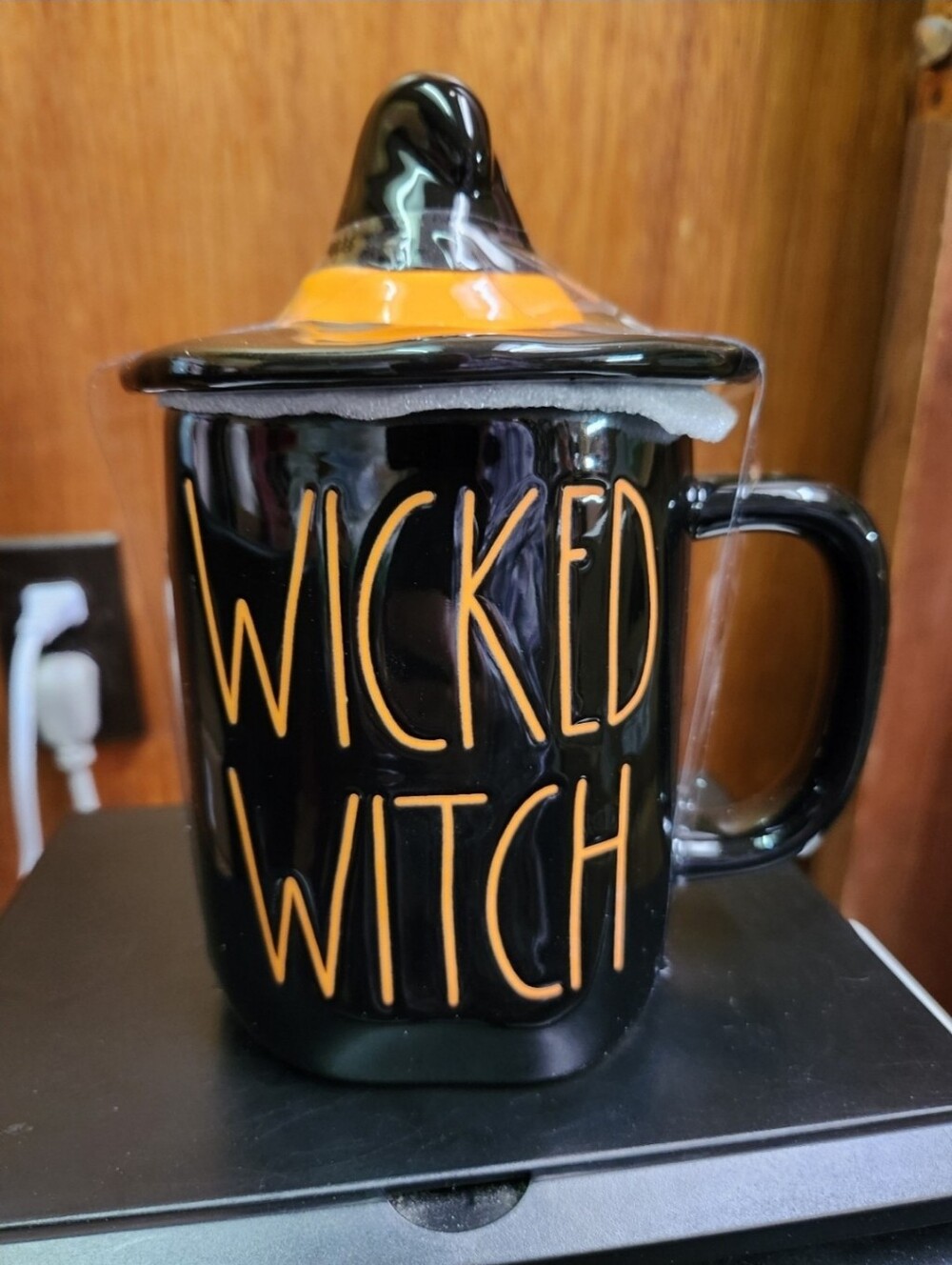 Rae Dunn Wicked Witch Mug With Witch Hat Topper New